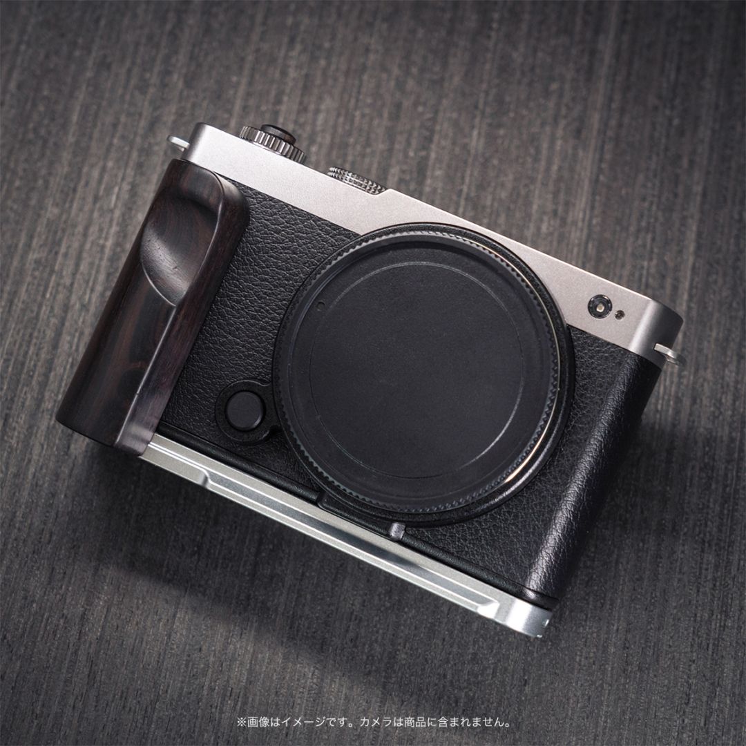 YUWOOD ウッドグリップ 一体型ベースプレート Panasonic LUMIX S9 専用