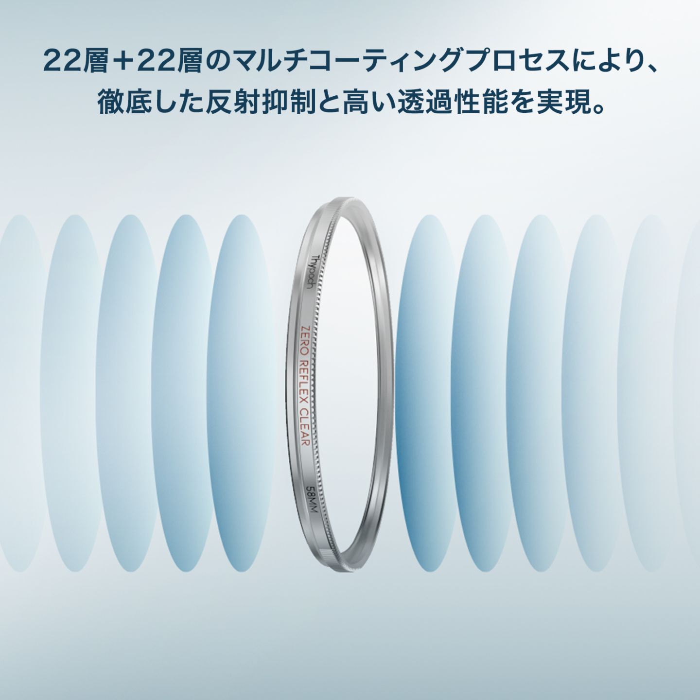Thypoch Zero Reflex Clear Filter 保護用クリアフィルター「ブラック