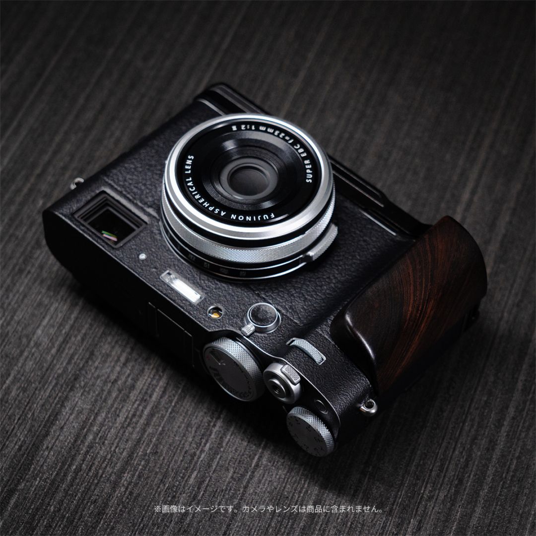 YUWOOD ウッドグリップ 一体型ベースプレート「FUJIFILM X100VI」専用