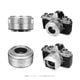 SG-image AF 25mm F1.8 APS-C Silver Limited�֥��ˡ�E/�˥���Z/�ٻΥե����X������¹��ѥ��