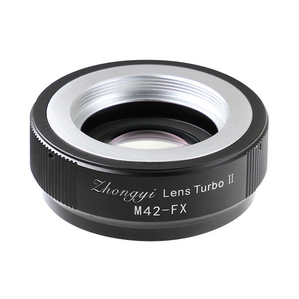 Lens Turbo II M42-FX M42マウントレンズ - 富士フイルムXマウント フォーカルレデューサーアダプター