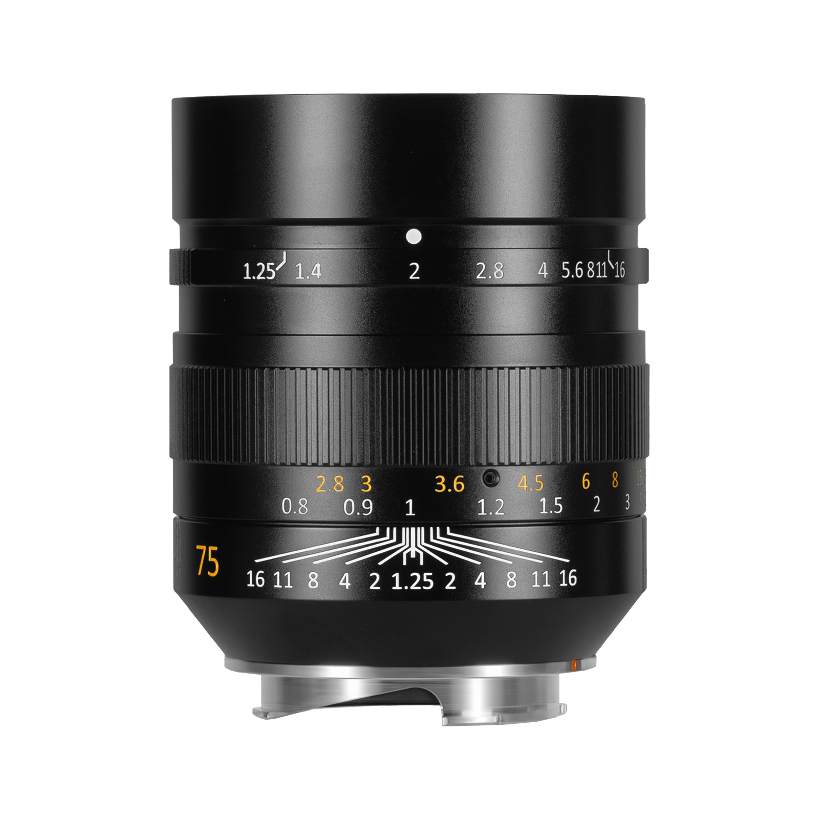 七工匠 7Artisans 75mm F1.25 II「ライカM」フルサイズ 大口径 単焦点
