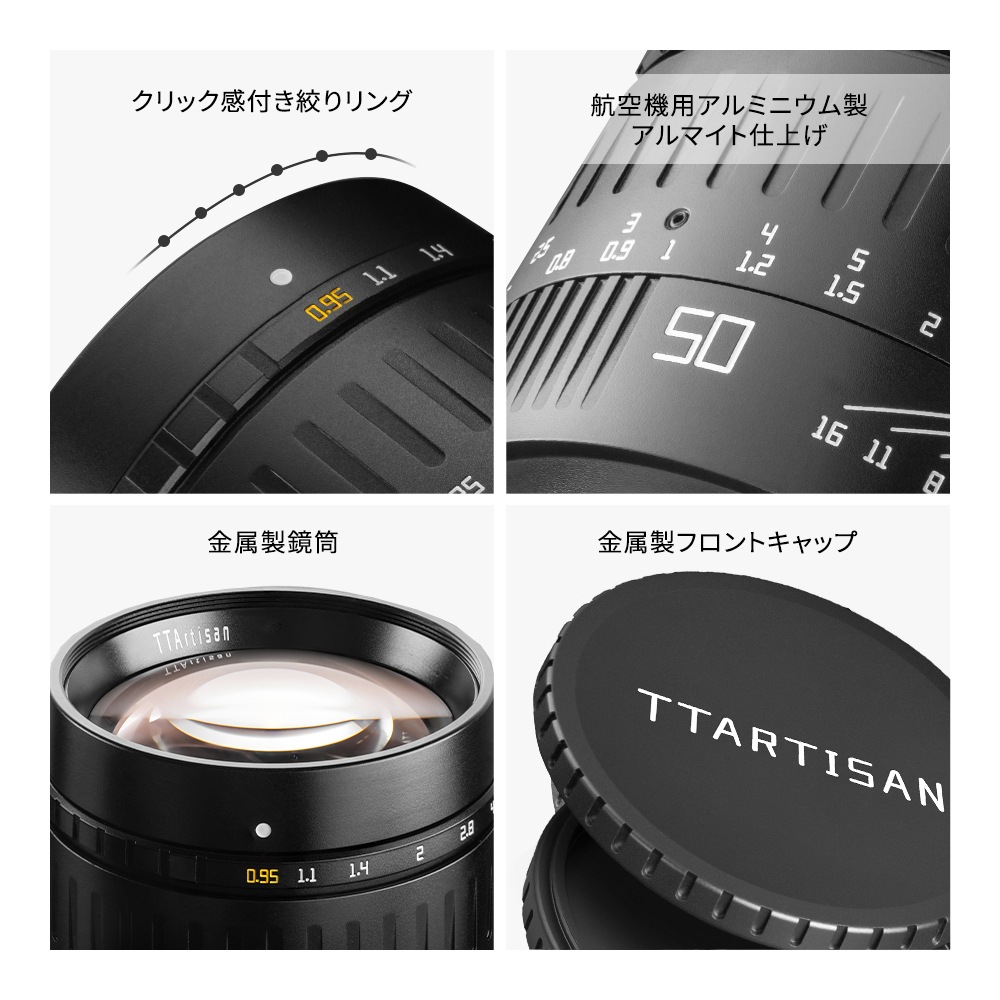 þ TTArtisan 50mm f/0.95 ASPH. 饤Mޥ ֥å ñ