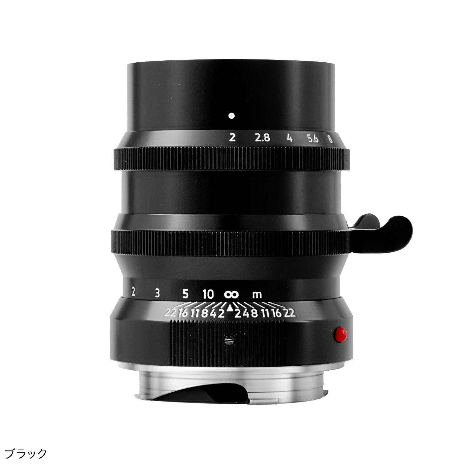 LIGHT LENS LAB M 75mm f/2 SPII ライカMマウント「ブラック/シルバー