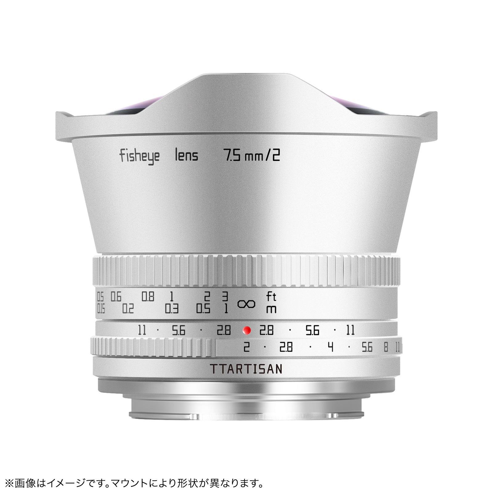 �þ����� TTArtisan 7.5mm f/2 C Fisheye APS-C ��E/Z/RF/X/M43�ޥ���ȡ�ñ���� �����󥺡֥֥�å�/����С���