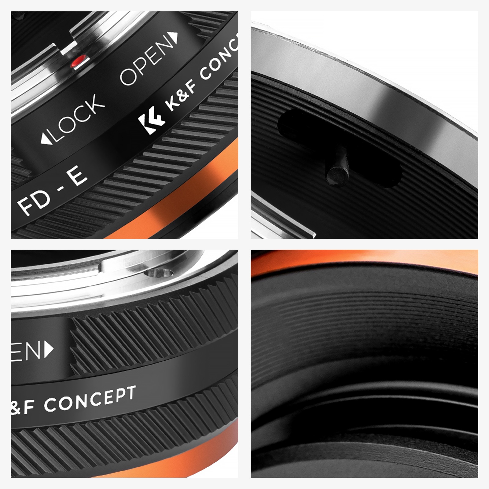 K&F Concept KF-FDE.IV�ʥ���Υ�FD�ޥ���ȥ�� �� ���ˡ�E�ޥ�����Ѵ��˥ޥ���ȥ����ץ���