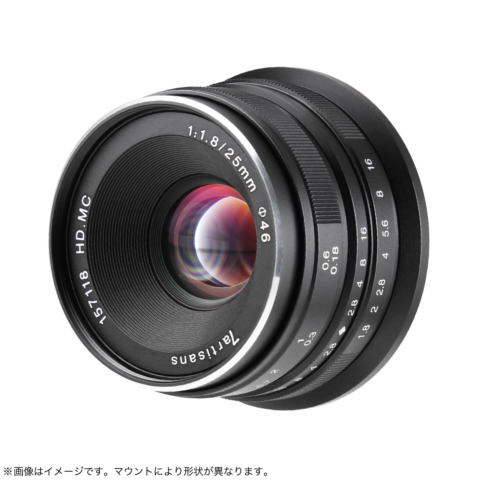 ������ 7Artisans 25mm F1.8 �֥�å� ñ�������