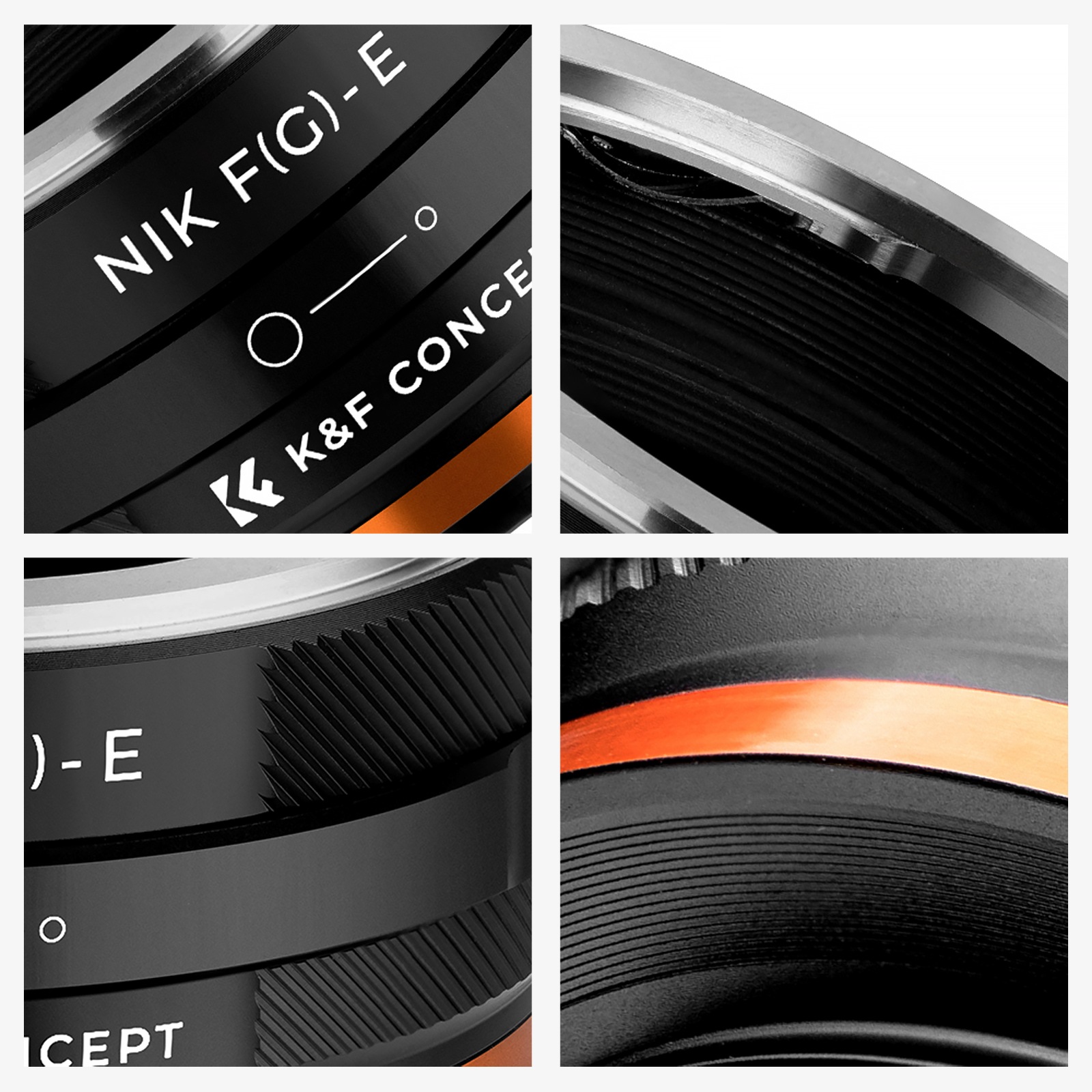 K&F Concept KF-NGE.IV�ʥ˥���F�ޥ���ȡ�G�������б��˥�� �� ���ˡ�E�ޥ�����Ѵ��˹ʤ����դ� �ޥ���ȥ����ץ���