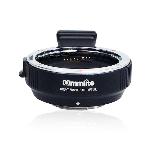 Commlite CM-AEF-MFT 電子マウントアダプター（キヤノンEFマウントレンズ → マイクロフォーサーズマウント変換）