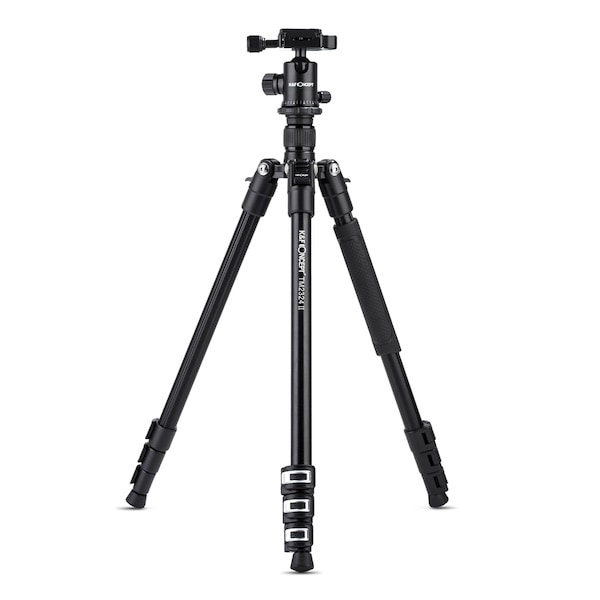 K&F Concept アルミニウム三脚４段（三脚・一脚兼用）KF-TM2324 II ブラック
