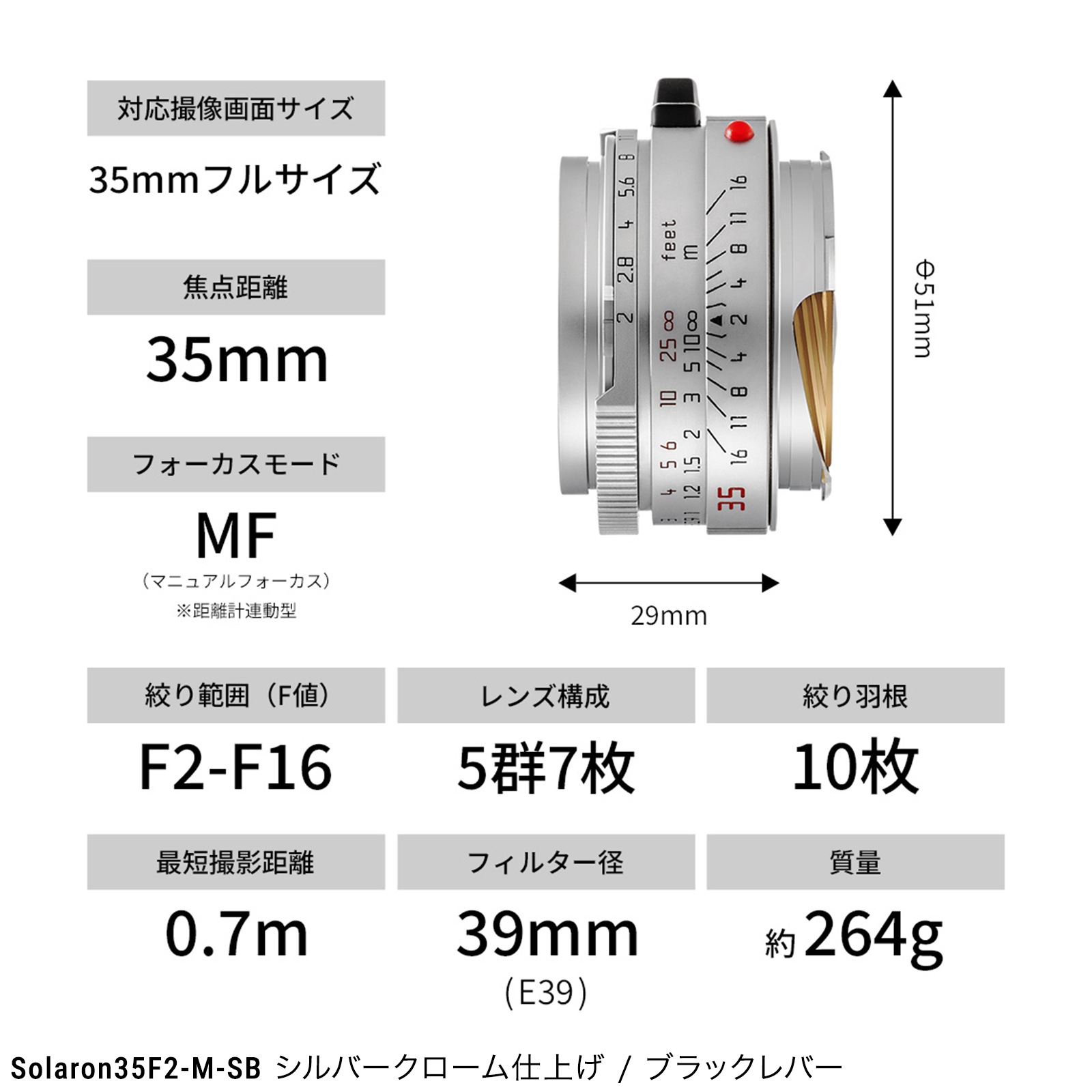 POLAR SOLARON-M 35mm F2.0 SPHERICAL Final Edition by ������˼�֥饤��M��