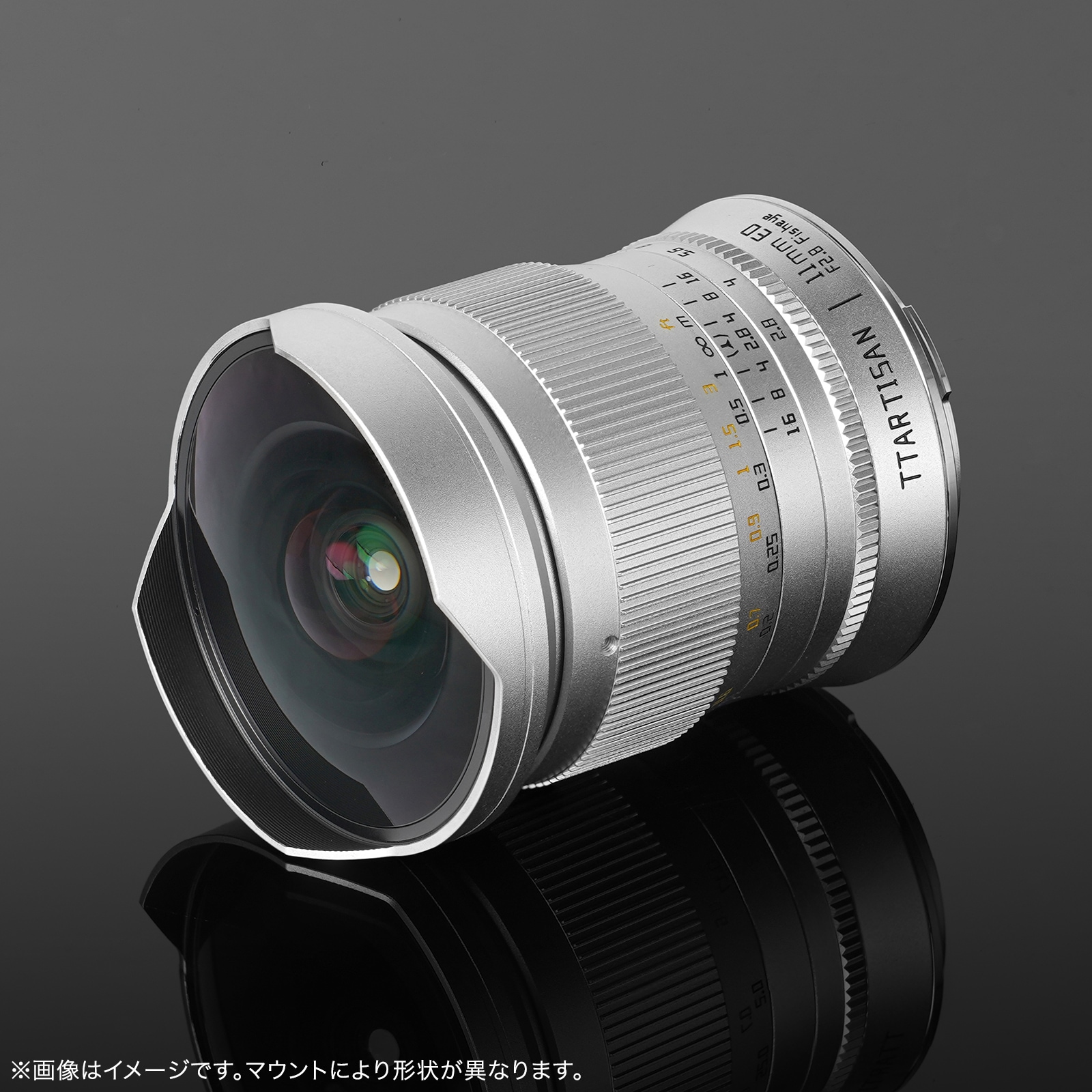 �þ����� TTArtisan 11mm f/2.8 Fisheye��E/L/RF/Z �ޥ���ȡ�ñ������� �ߥ顼�쥹�ǡ֥֥�å�/����С���