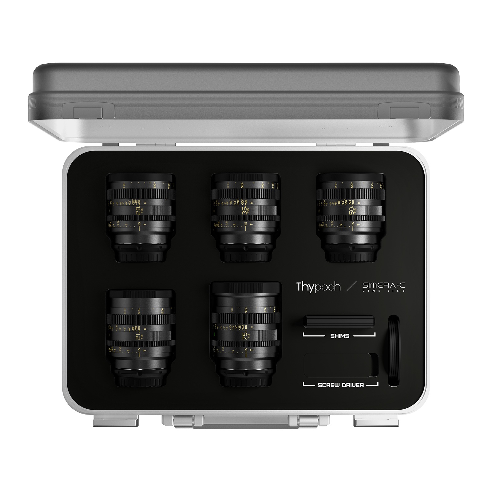 Thypoch Simera-C 5�ܥ��å� 21-75mm T1.5 Cine Prime�ʥ��ˡ�E/�饤��M�ˡ���������