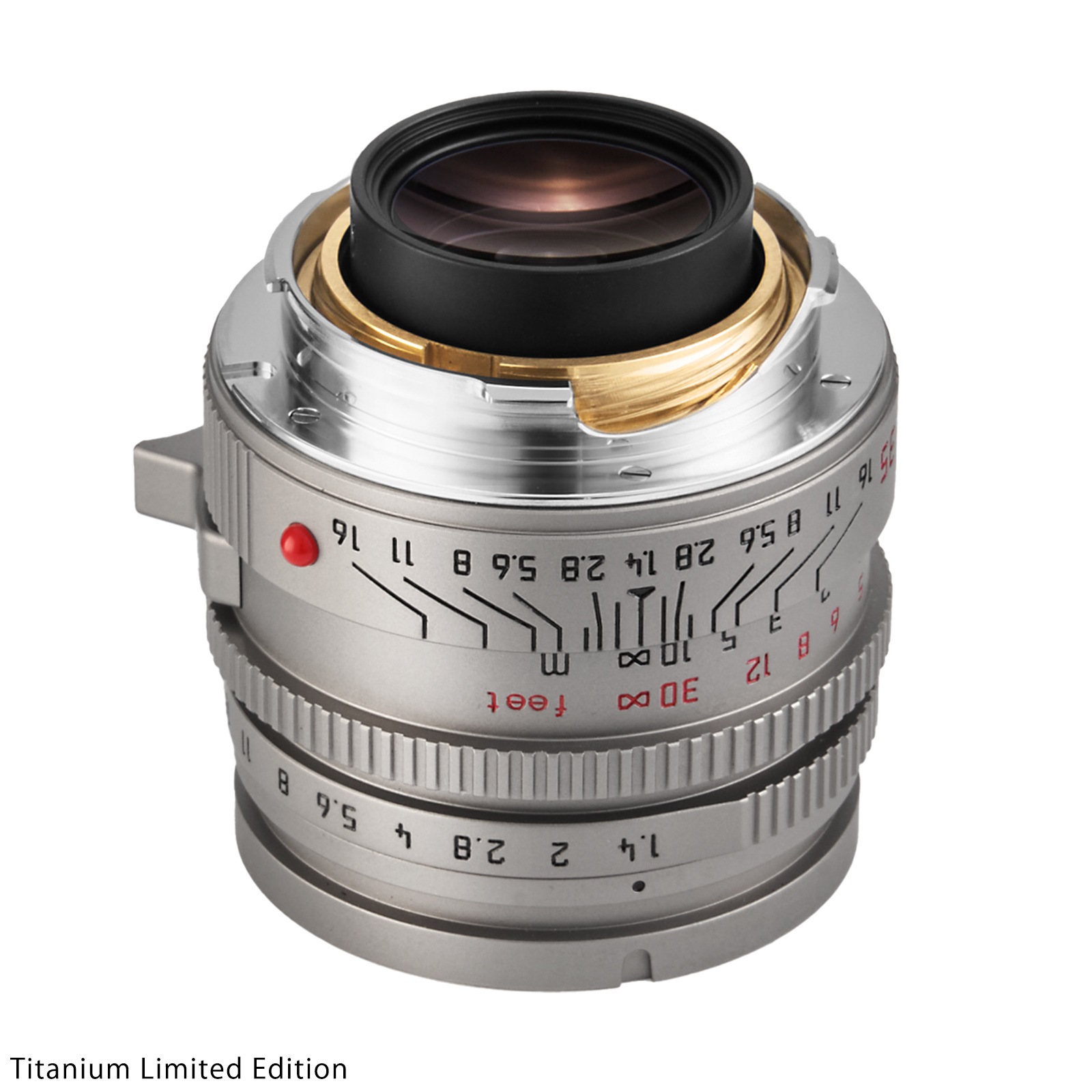 LIGHT LENS LAB M 35mm f/1.4 A.A. "11873" �� "��A.A." Titanium Limited Edition