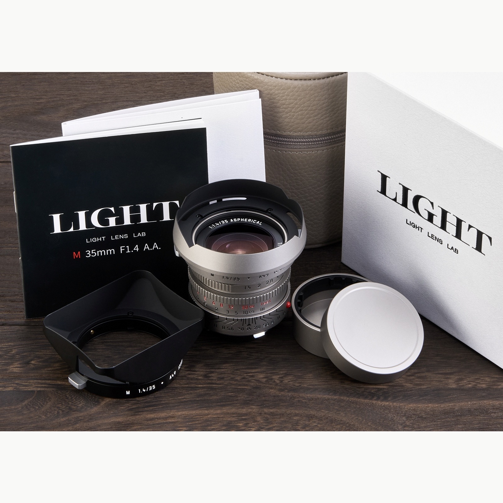 LIGHT LENS LAB M 35mm f/1.4 A.A. "11873" �� "��A.A." Titanium Limited Edition