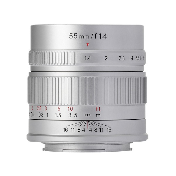 七工匠 7Artisans 55mm F1.4 シルバー 単焦点レンズ-焦点工房オンラインストア