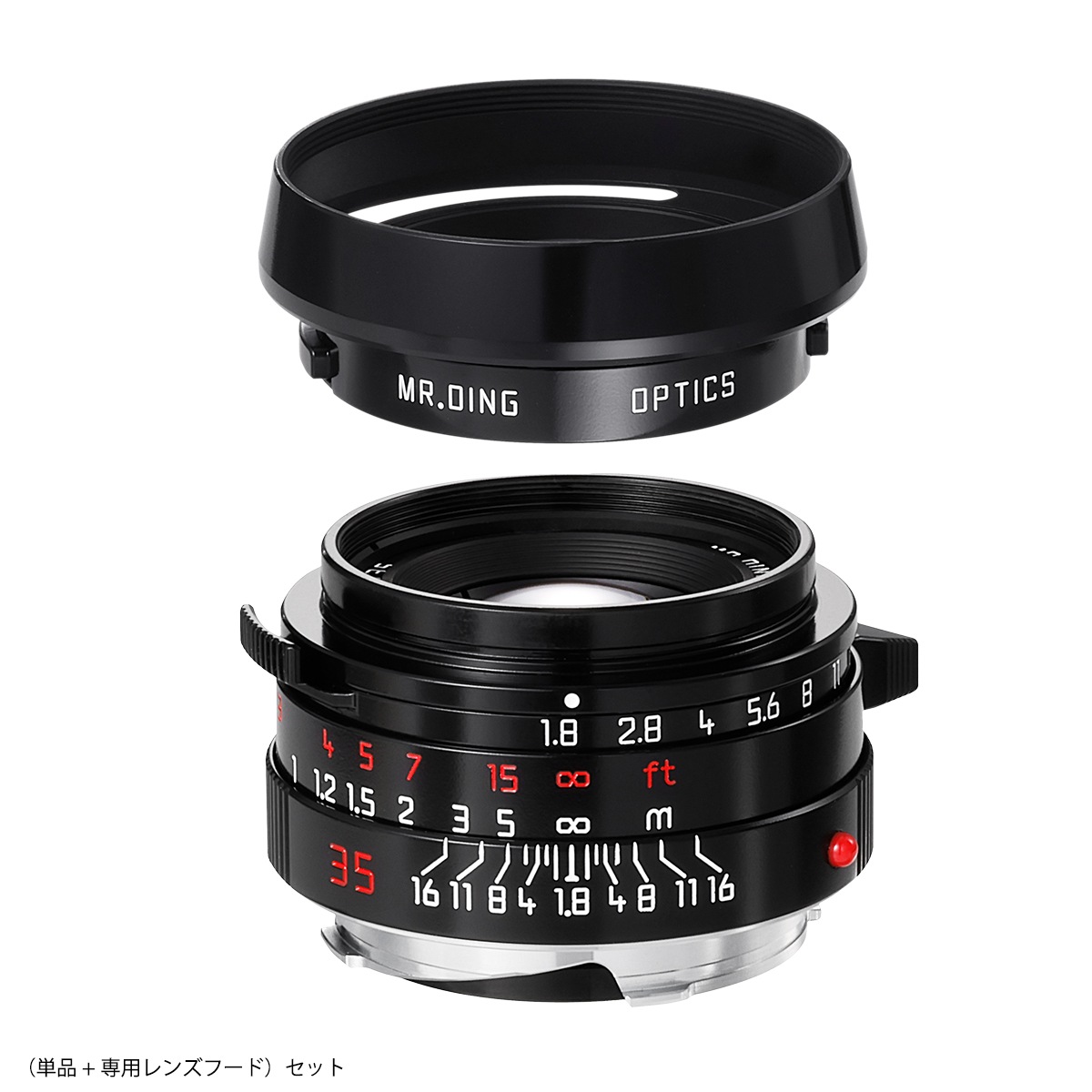 MR.DING Pactcron 35mm F1.8 M ����¥�� �饤��M�ޥ���� �ԥ��Υ֥�å�