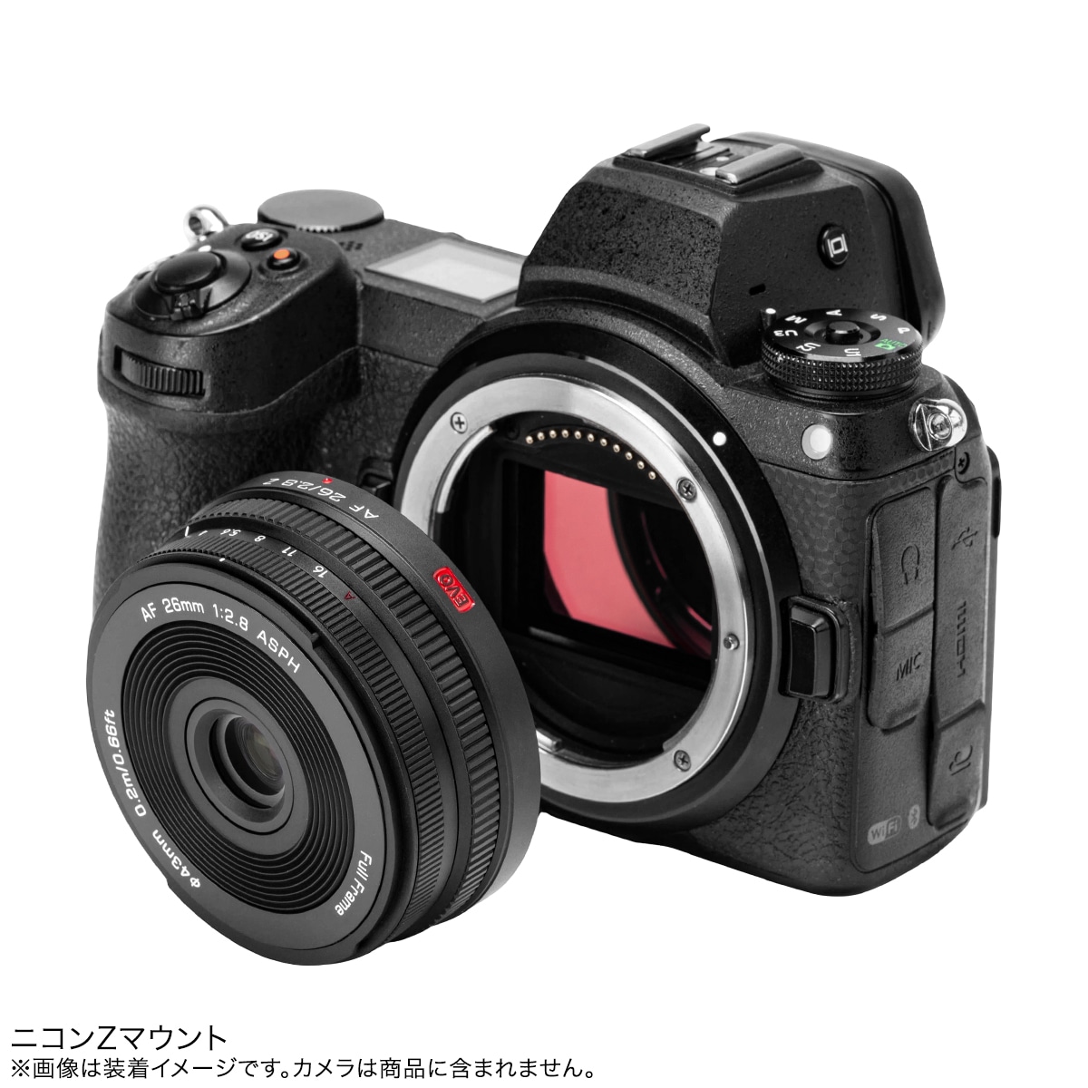 Viltrox AF 26mm F2.8 EVO�֥��ˡ�E/�˥���Z�ץե륵�������б� ����ñ�������