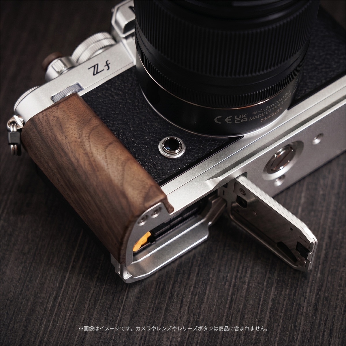 YUWOOD ���åɥ���å� ���η��١����ץ졼�� Nikon Zf ���ѡֹ���/��������ʥåȡ�