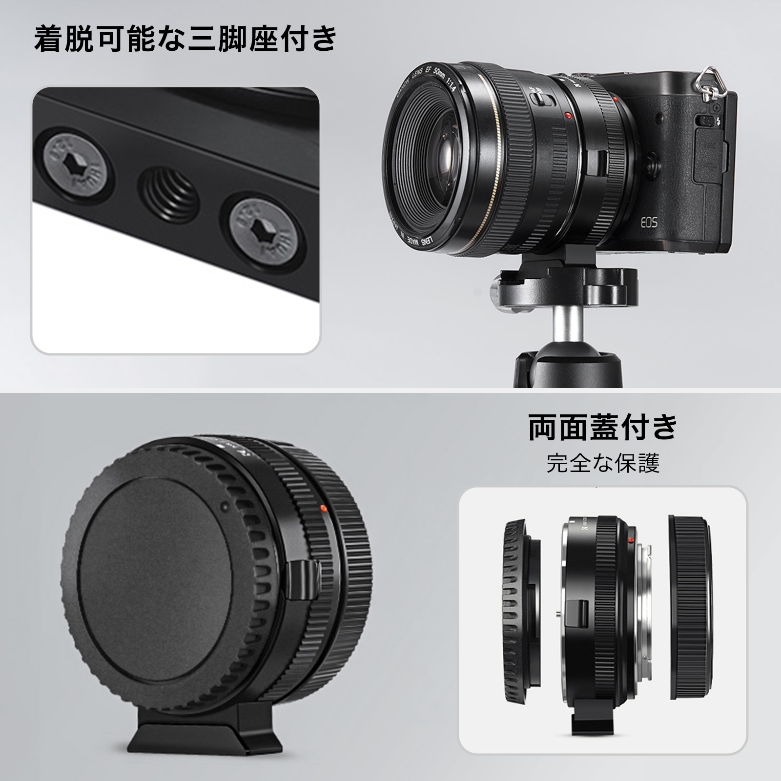 K&F Concept KF-EFEM-AFII�ʥ���Υ�EF�ޥ���ȥ�� �� ����Υ�EF-M�ޥ�����Ѵ����Ż������դ� ��󥺥ޥ���ȥ����ץ���