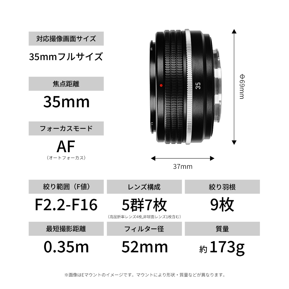 SG-image AF 35mm F2.2 Classic Edition�֥��ˡ�E/�˥���Z/L�ޥ���ȡץե륵����ñ�������