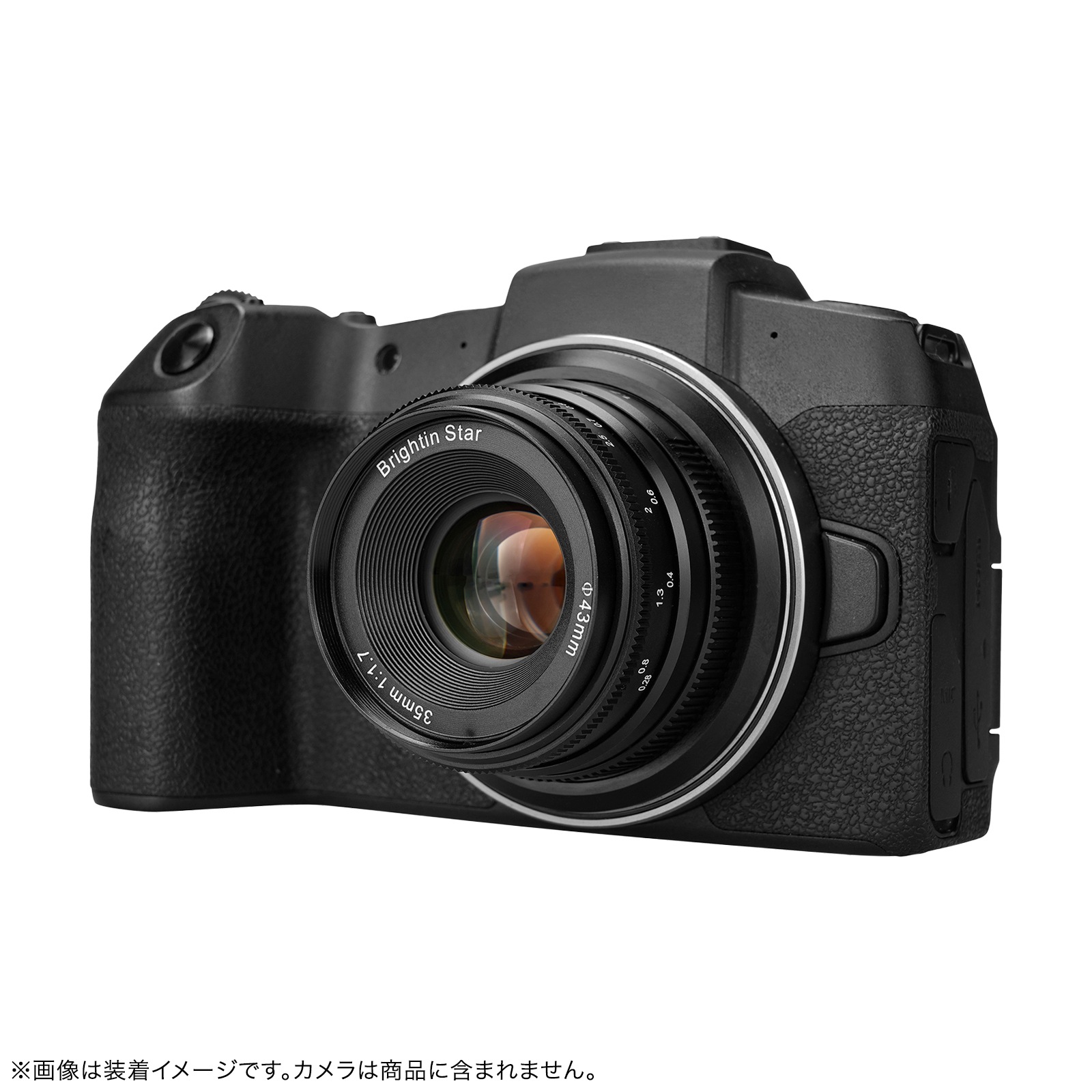 Brightin Star 35mm F1.7 APS-C��E/Z/X/M43�ޥ���ȡ������ ɸ��ñ������󥺡֥֥�å�/����С���