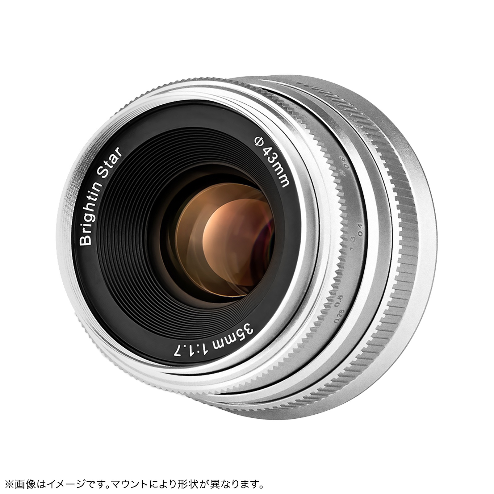 Brightin Star 35mm F1.7 APS-C��E/Z/X/M43�ޥ���ȡ������ ɸ��ñ������󥺡֥֥�å�/����С���