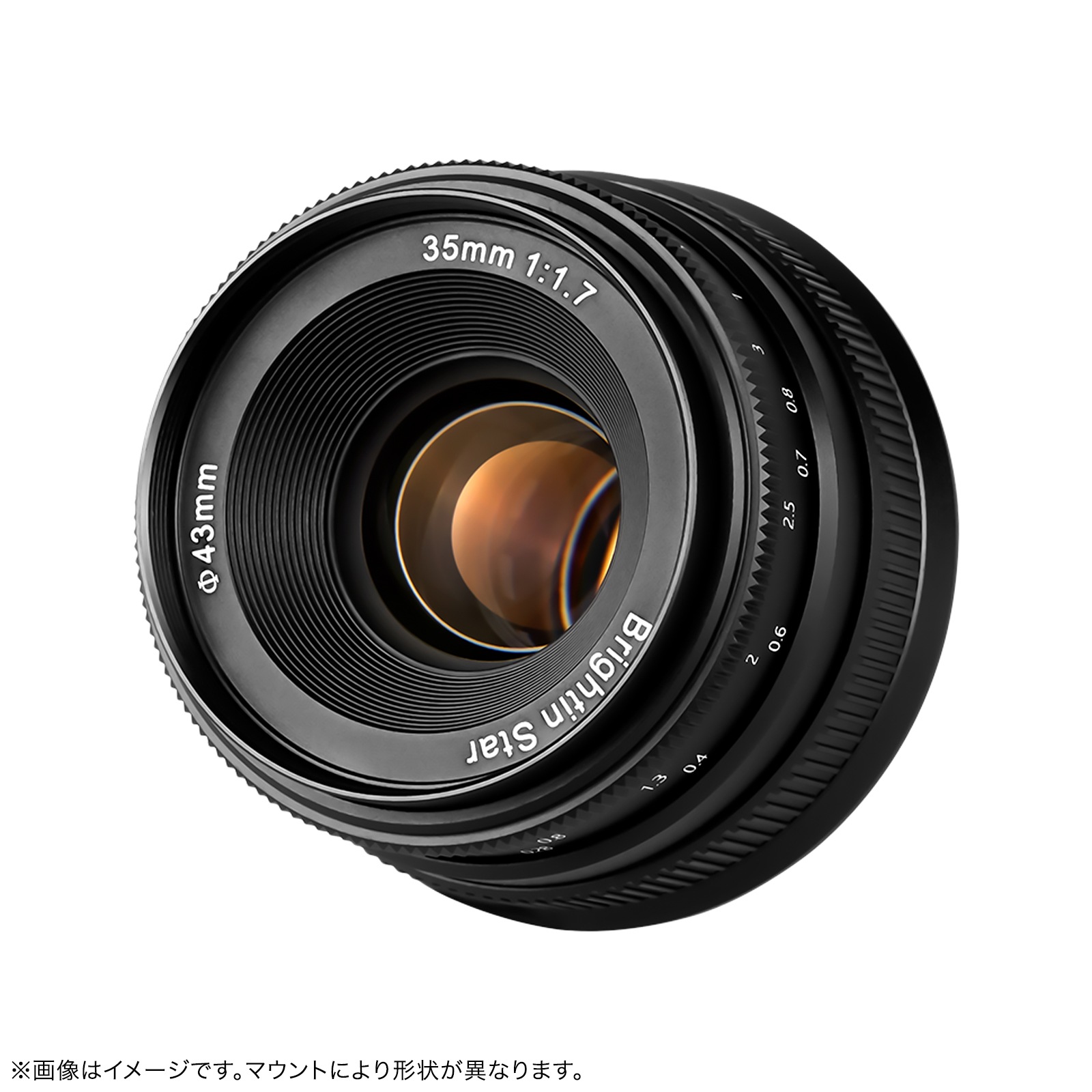 Brightin Star 35mm F1.7 APS-C��E/Z/X/M43�ޥ���ȡ������ ɸ��ñ������󥺡֥֥�å�/����С���