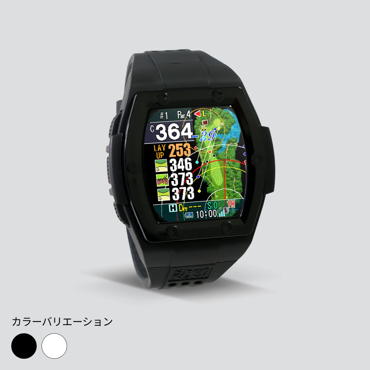 ShoNavi GPSナビウォッチ ブラック 箱付き　ショットナビ 公式通販】Shot Navi ショットナビ / ゴルフウォッチ（腕時計型GPSナビ）