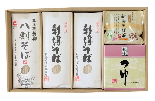【新得町】新得ご贈答　乾麺詰合せ　Gー４３