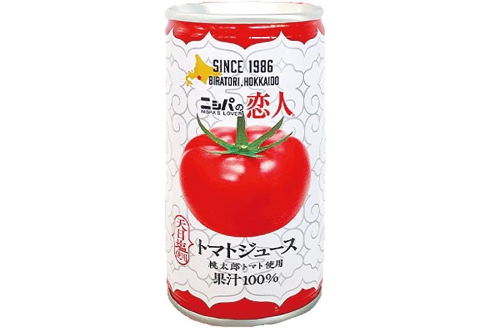 【平取町】「ニシパの恋人」トマトジュース　有塩１９０ｇ缶（３０本入）