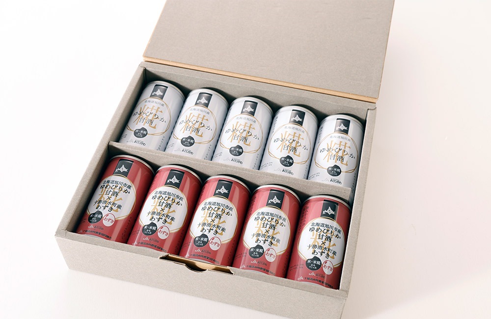 ゆめぴりか甘酒紅白セット(10本入)