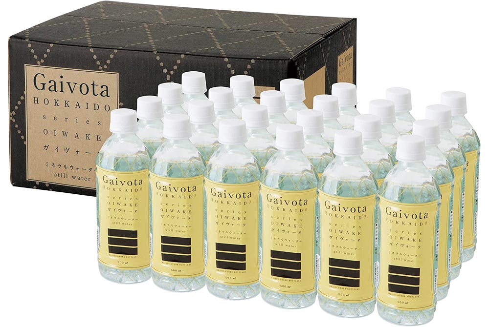 【乙部町姫川水系の井戸水】シリカ水ミネラルウォーターGaivota 500ml×24本入