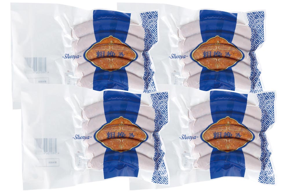 ソーセージ 粗挽き4袋セット