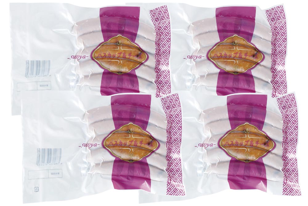 ソーセージハスカップ&チーズ4袋