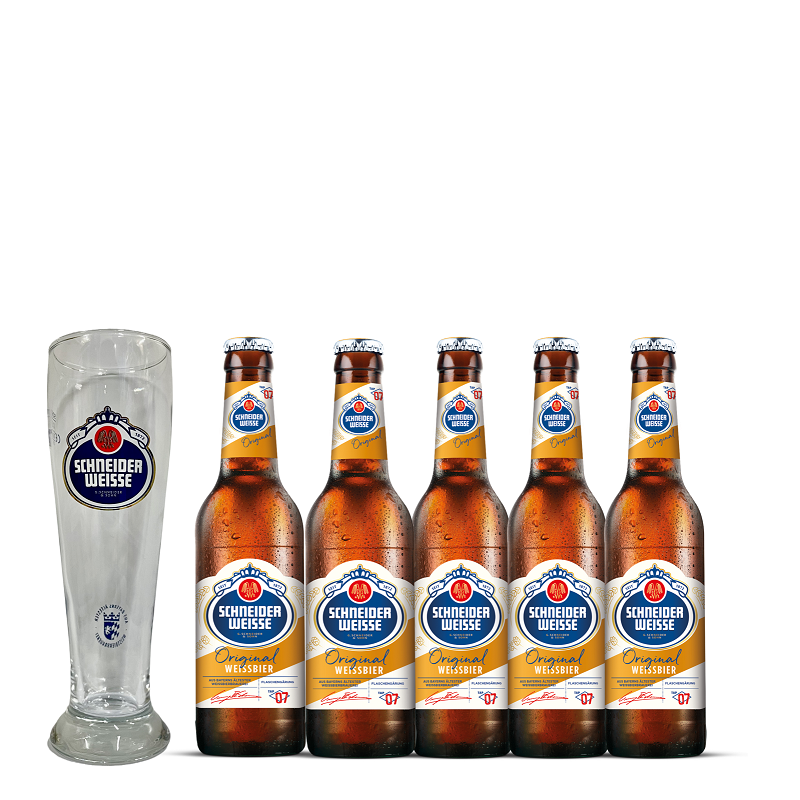 Schneider Weisse TAP 7 Mein Original���ڥ���ʥ��������������������ꥸ�ʥ�� 330ml��5�ܡ����ѥ��饹�դ����å�