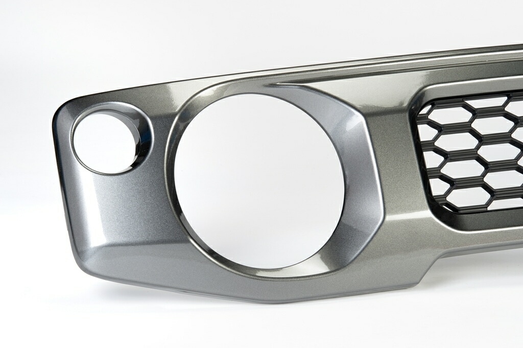 ★在庫処分★【新品塗装済】ジムニー フロント グリル JB64 JB74 ジムニー フロントグリル ディフェンダータイプ 艶消しブラック JB64