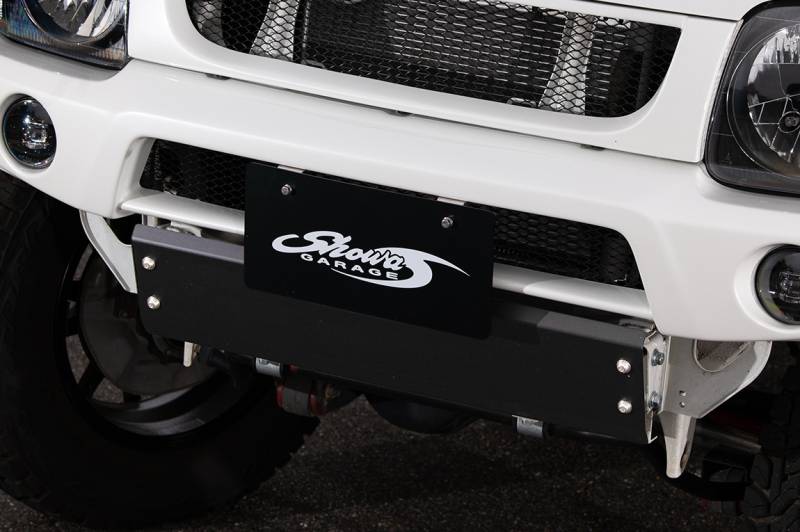 強化ブラケット付 ブラックスキッドプレート ジムニー/ジムニーシエラ