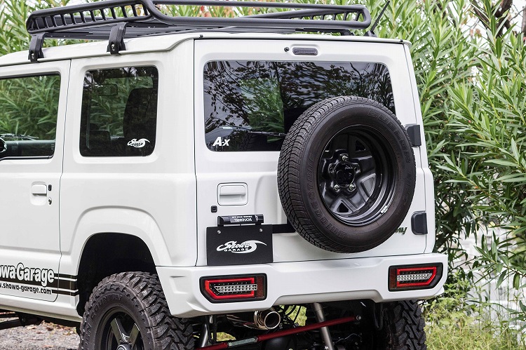 スペアタイヤ移動ブラケット 純正右上移動タイプ ジムニー JB64