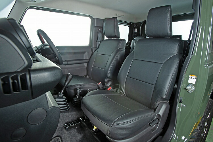 シートカバー ブラック 一台分 ジムニー/ジムニーシエラ JB64、JB74用