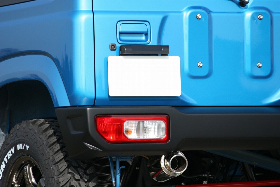 楽天市場】ジムニーJB64, JB74用 タニグチ製 調整式ナンバー移動キット