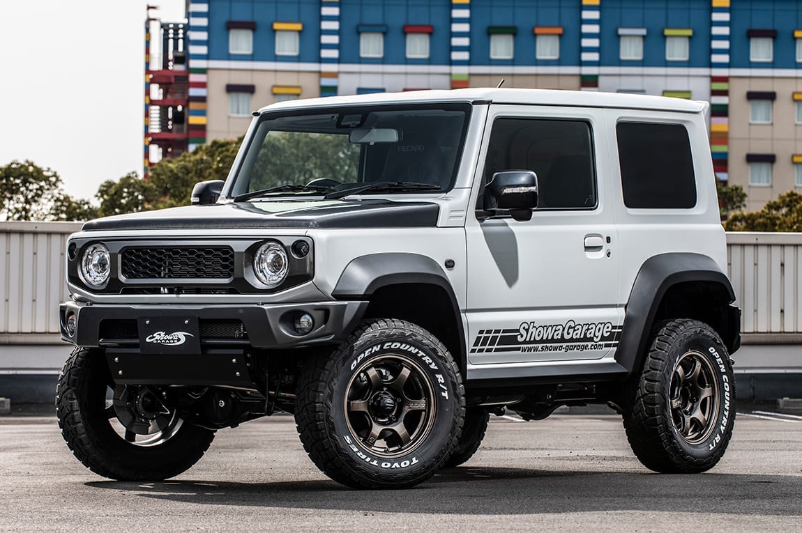 ABSフロントバンパースポイラー 未塗装品 ジムニーシエラJB74