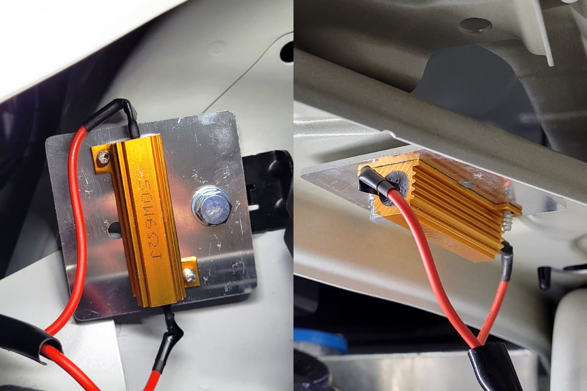 【ふうほだ】LEDフロントウインカータイプ2・カプラオン抵抗セット JB64W/JB74W ジムニー ジムニーシエラ LED ウインカー ハイフラ