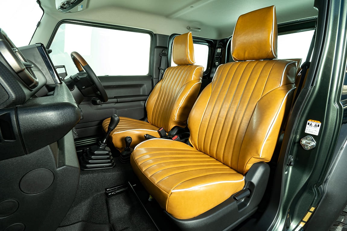 シートカバー オールドシリーズ ホワイトパイピング フロントのみ