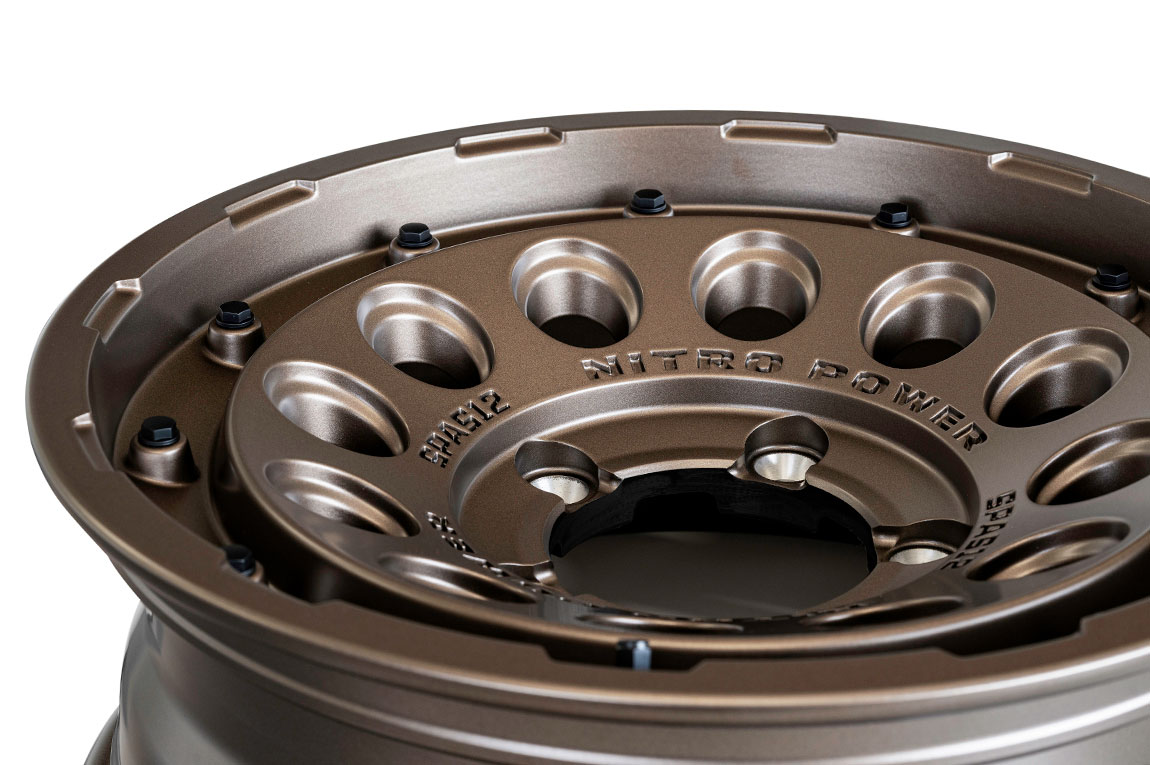 NITRO POWER H12 SHOTGUN 16×6.0J-5 1本 特注カラー／セミグロス