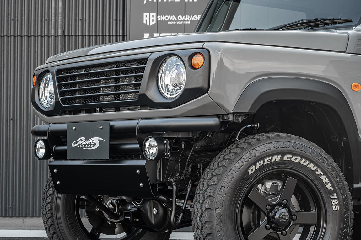 【美品】ショウワガレージ ABSスポーツグリル ジムニーJB64 フロントグリル ABSスポーツグリル スタンダード 未塗装品 ジムニーJB64/ジムニー