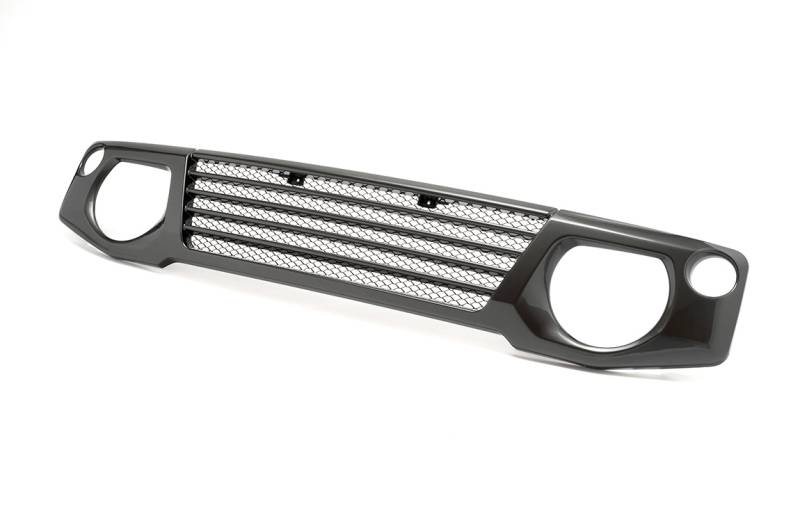 【美品】ショウワガレージ ABSスポーツグリル ジムニーJB64 フロントグリル ABSスポーツグリル アイラインスタイル 塗装済み ジムニーJB64