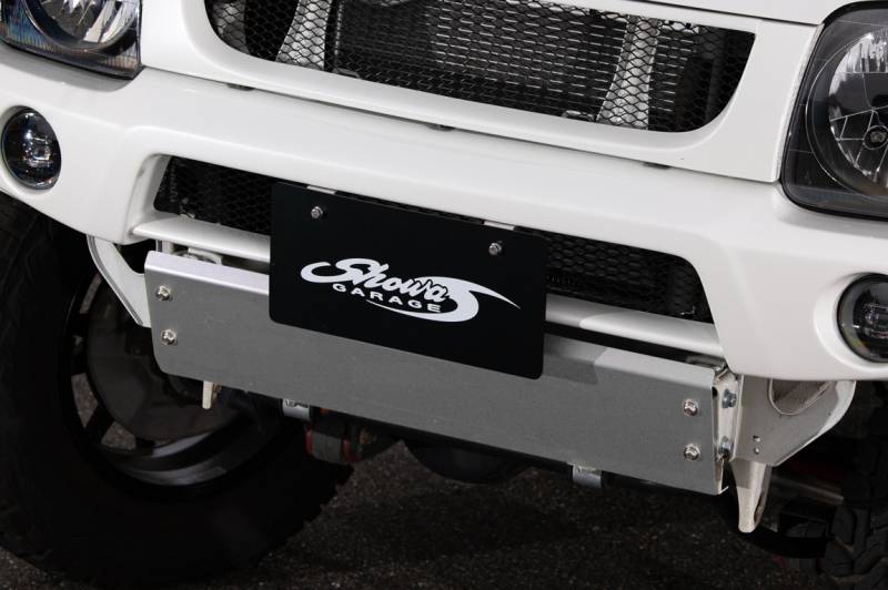スキッドプレート　ショウワガレージ シルバー  ジムニー シエラ　JB74用 強化ブラケット付 シルバースキッドプレート ジムニー/ジムニーシエラ