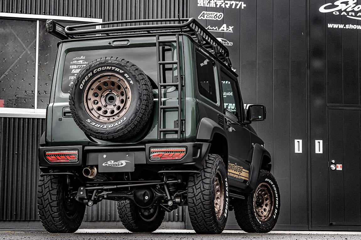 リアラダー アルミ 30mmバック ワイドタイプ ジムニーJB64／ジムニー