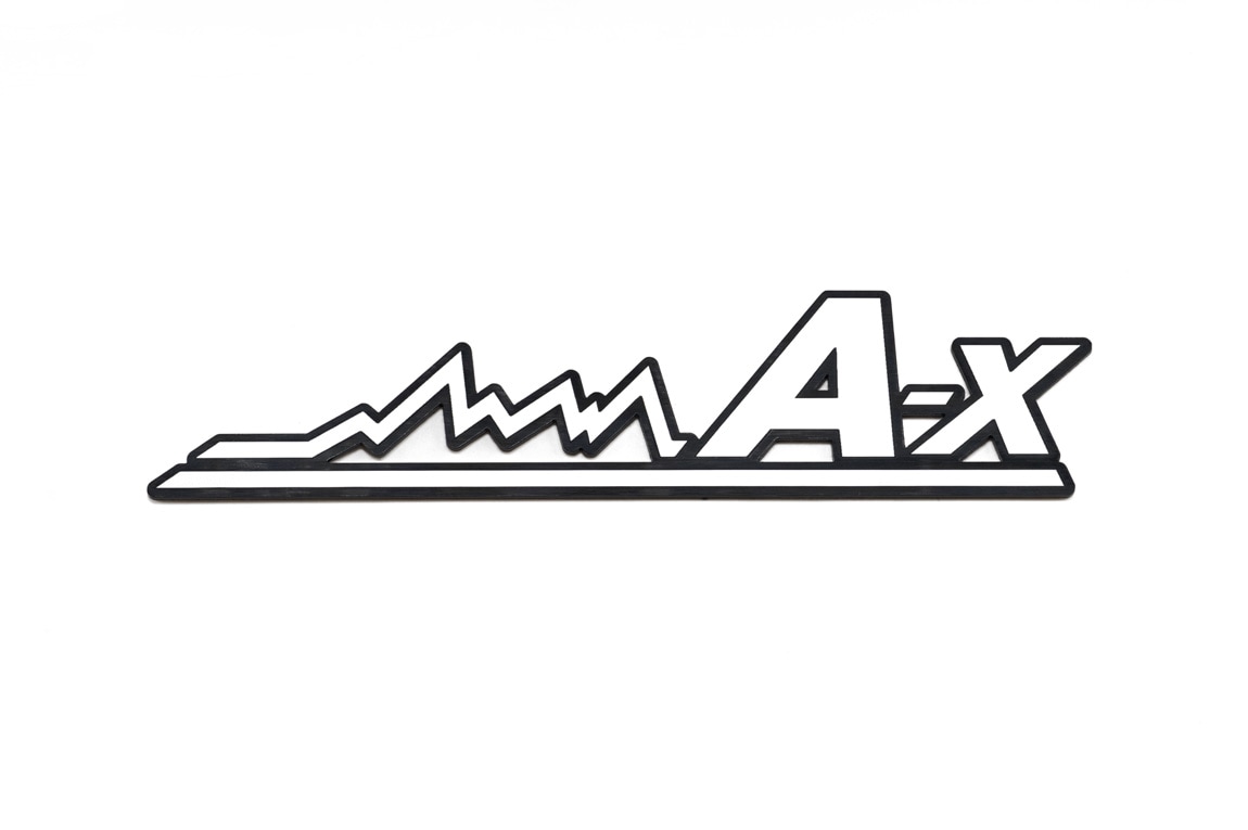 A-x(エークロス) エンブレム マウンテン 14cm シルバー/ホワイト | A-x